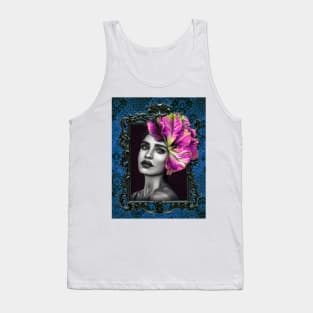 Bright Violet Magenta Ladies Fine Art HomeDecor Wall Art Digital Prints Artwork Illustration Fine Tank Top